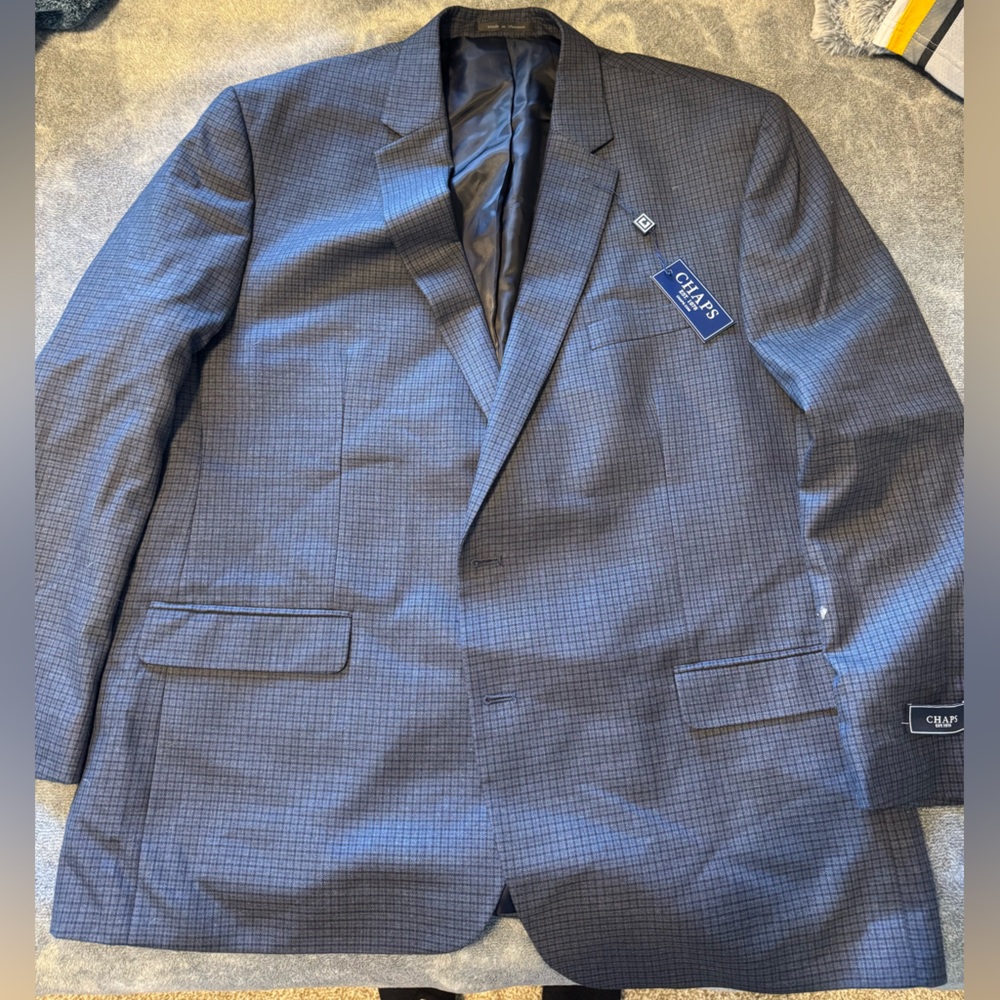 Chaps Men's Houndstooth Sport Coat - 50R